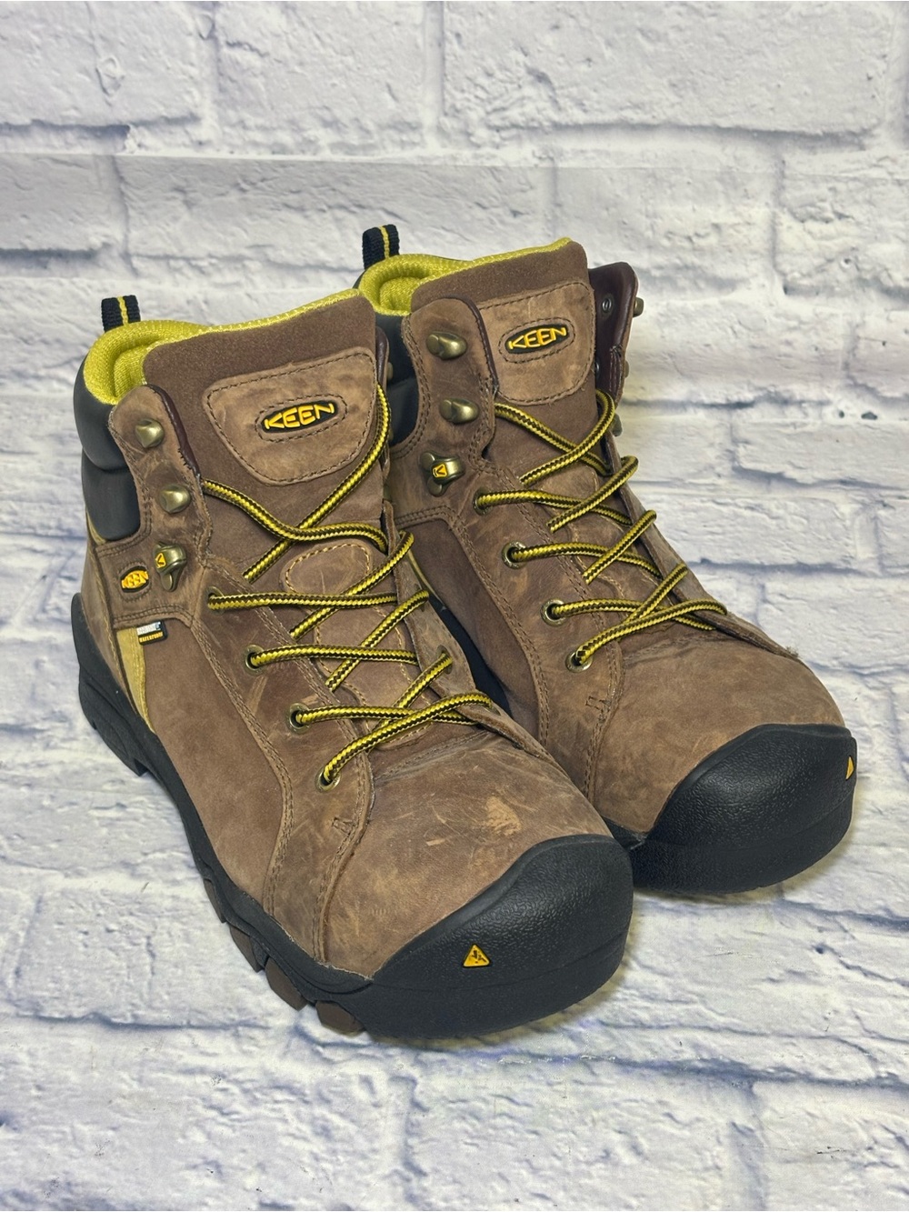 Keen Salem Brown Steel Toe Waterproof Boots #1010115W Women’s Size 9 Hiking